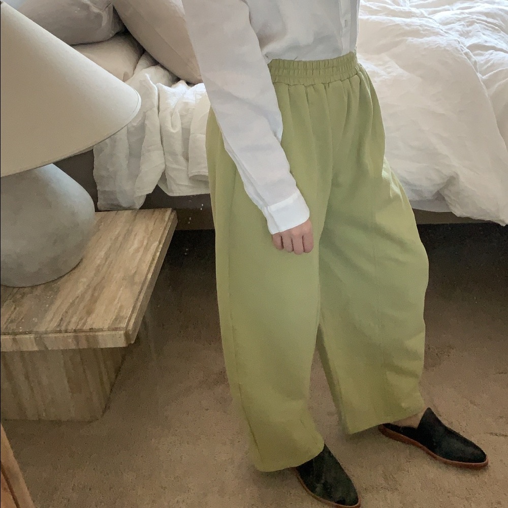 SOLD Ilana Kohn Terry Abe Pants Reed Green XS - Picture 6 of 7